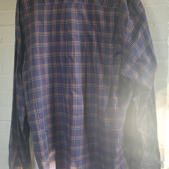 Vintage Burberry London Men's Classic Plaid Button Down Shirt XL Made in USA - Picture 5 of 5